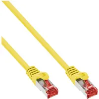 InLine Patchkabel, S/FTP (PiMf), Cat.6, 250 MHz, PVC, koper, geel, 5m