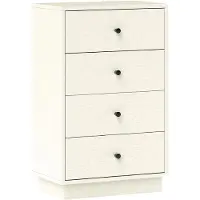 HOMCOM Ladekast - Spaanplaat - 47x29x75cm - Crème
