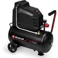 Einhell Elektrische Compressor TC-AC 190/24/8 I OF - 1500 W - 8 bar - 24 L tank - Aanzuigcapaciteit: 190 l/min - Olievrij
