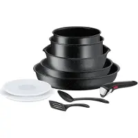 Tefal Ingenio Black Stone L3999402 10-delige set - Inductie