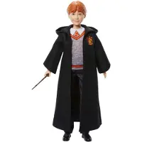 Harry Potter modepop Ron Weasley - Speelgoed pop met toverstaf.