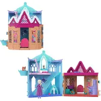 Mattel Disney Frozen Elsa kleine poppenspeelset met 10 speelplekken, 3 dierenvriendjes en 8 Accy Storytime Stackers, ge?spireerd door de dieren van A