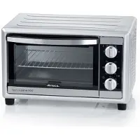 Ariete 0985/11, 30 liter, Zilverkleurig, Draaibaar, 3 planken, Mechanisch, 60 minuten