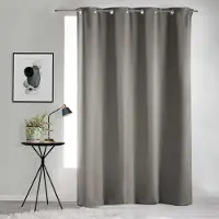 Douceur d'intérieur Gordijnen-Kant en klaar- met ringen occult verduisterend 140x240cm uni polyester pearl