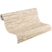 AS-Creation Vliesbehang 7071-30 Best of Wood'n Stone 2 breuksteen beige
