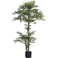 Outsunny -Kunstplanten-PE-15x15x150cm-Groen