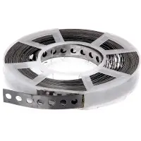 Alberts Gaatjesband - Rvs - 17mm X 10m