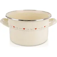 Orion Kremaanse Emaille Pan TONCA 22cm, 4L - Geschikt voor Alle Fornuizen