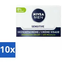 Nivea MEN - Sensitive - Dagcrème Gezicht - 50 ml - Bulkverpakking - 10 stuks