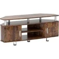 HOMCOM TV-meubel - Spaanplaat - 120x39,5x52cm - Bruin