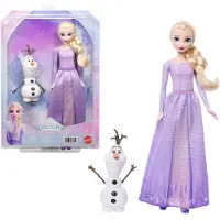 Disney Princess Mattel Disney Frozen Arendelle Elsa & Olaf Doll & Figure, 3 jaar, 300 mm