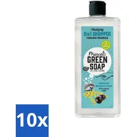 Marcels Green Soap - Shampoo & Conditioner 2-in-1 - Mimosa & Black Currant - Verzorging in één - 300 ml - Bulkverpakking - 10 stuks