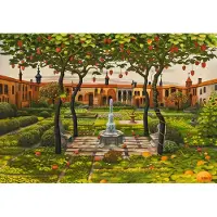 Castorland puzzel Patio 1500 stukjes - Art Collection puzzel.