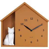 Karlsson Klok Sitting Cat Ochre Yellow