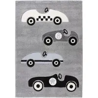 Muratap Kindervloerkleed happy cars – zacht vloerkleed – speelkleed voor kinderkamer –