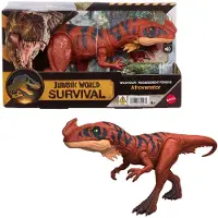 Mattel Jurassic World Wild Brullende Afrovenator dinosaurusactiefiguur - Met licht en geluid