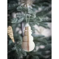 Bloomingville Ornament papier wit Felip