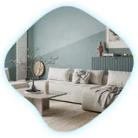 Drukarnia Piga LED Spiegel - Spiegel Wand - 48,3 cm x 47,9 cm - Koel Wit 6500K - Asymmetrische Spiegel LED - Grote Spiegel Wandspiegel - Spiegel Asymmetrisch - LED Badkamerspiegel - LED Verlichting