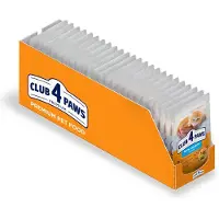 Club 4 paws premium kitten pouch zalm in saus - 24x80 gr - Kattenvoer - Kattenbrokken