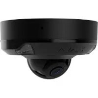 Ajax DomeCam Mini HL Zwart 5MP Hybride Verlichting IP Camera