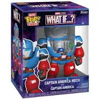 Funko POP! Pack 2 Figurines Bitty Bot Marvel Wi Captain America Mech with Captain America