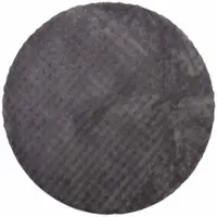 vidaXL Vloerkleden Rond SIROLO Antraciet Ø 120 CM Polyester
