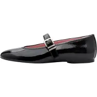 Tamaris Ballerina met riempjes zwart