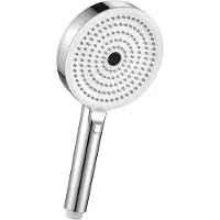 Auralum Max Handdouche Regendouche - Hoge Druk - 3 Sproeistanden - Anti-Kalk - Waterbesparend - Luxe Chrome Handdouche - Universeel