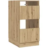 vidaXL Wasrek met opslag Artisan Eiken 50 x 68 x 102 cm Bewerkt hout