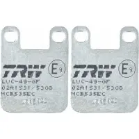 TRW Remblokkenset, schijfrem MCB535EC