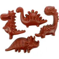 Flamingo Veggie Dino Hondensnack met Aardbei S 8st 120g