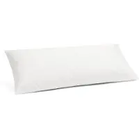 Yumeko Kussensloop Gewassen Percal Katoen 40x80 Wit - Eco, Bio & Fairtrade