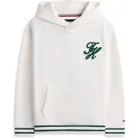 Tommy Hilfiger Sweatshirt donkergroen / wit