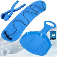 KOTARBAU Speelgoed Snowboard, 68x20 cm, Blauw, PVC, Sneeuwschijf 34x53 cm, Sneeuwbalmaker, Slee, Schotel Slee Plastic, Sneeuwballenmaker, Sneeuwglijder, Sneeuw Speelgoed