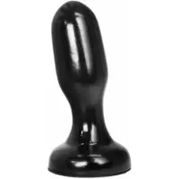 All Black - Zachte buttplug voor intens anaal genot 1 St