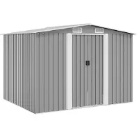 vidaXL Tuinberging 257x205x178 cm metaal grijs