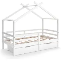VitaliSpa Luni Huisbed – 160 x 80 cm met opbergdozen Wit