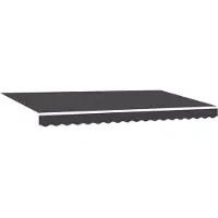 vidaXL Uitschuifbare luifel Antraciet 350 x 200 cm