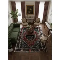 Muratap Picasso paloma vintage vloerkleed terra / oranje laagpolig- 300x400 cm