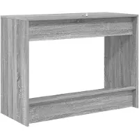 vidaXL Bed Bureau Grijs Sonoma Bewerkt hout 100 x 45 x 75 cm