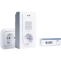 M-E Modern-Electronics FG-2.2 Complete set voor Draadloze deurbel Met naambord
