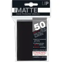 Ultra pro Sleeves Pro-Matte - Standaard Zwart (66x91 mm)