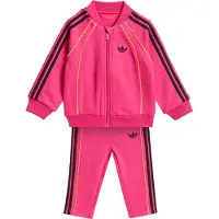 Adidas Joggingpak 'Spacer' geel / pink / zwart