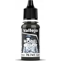 Vallejo Hobbyverf Acrylverf - 70741 Model Color - Cam. Black Green - Acryl - Verf flesje - 18 ml