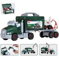 Klein Toys - Bosch mini gereedschap vrachtwagen - 86 onderdelen - 1:24 Bosch-schroefwagen - groen rood