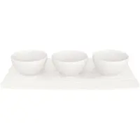 Villeroy & Boch Schaal Manufacture Rock Blanc (4-Delig)