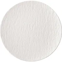 Villeroy & Boch Manufacture Rock coupe bord Ø25 cm Wit