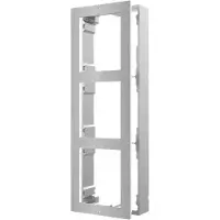 Hikvision DS-KD-ACW3/S modulaire intercom opbouwframe 3 modules RVS