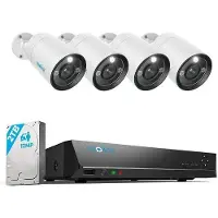 Reolink RLK8-1200B4-A-4MM, 12MP Beveiligingsset met slimme detectie en PoE