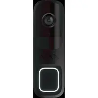 Ajax 66391.125.BL1 Draadloze Video Intercom Deurbel met AI, PIR Sensor en App Besturing (zwart)